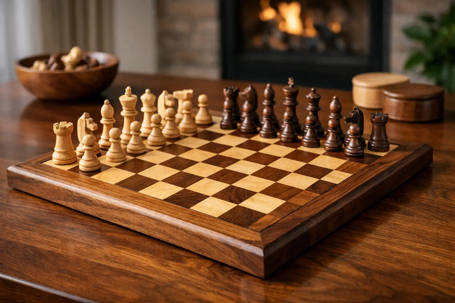 Scacchiera legno massello fatta per durare