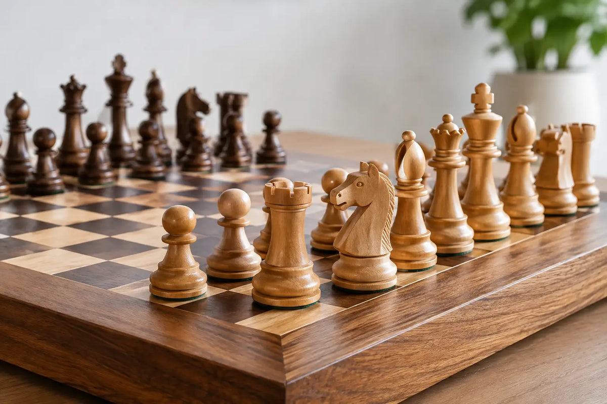 Come riconoscere legno autentico in una scacchiera