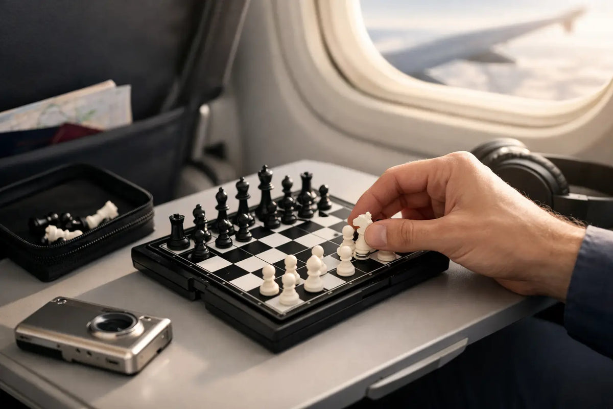 Scacchiera magnetica da viaggio per partire bene