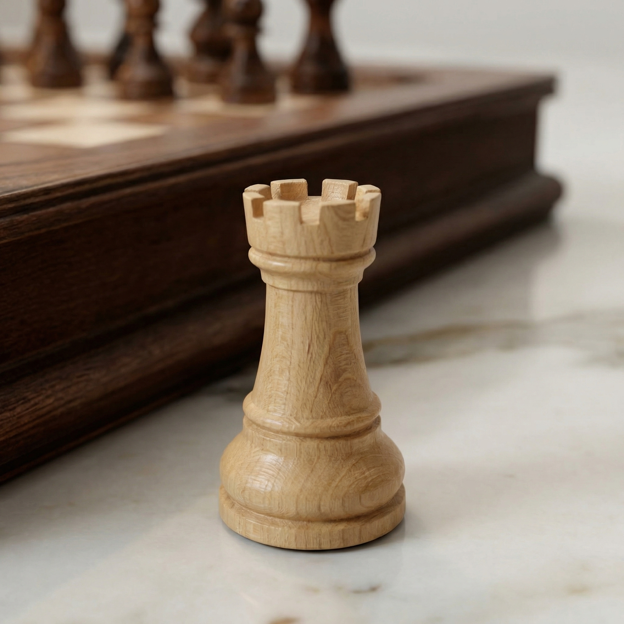 Scacchiera in Legno di Noce con cassetti
